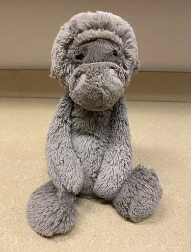 12" Jellycat London Bashful Gorilla Plush