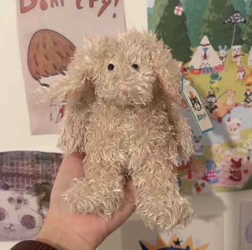 BNWT Jellycat Bunglie Cream Bunny Tot Tiny Plush Soft Toy Retired Rabbit Rare