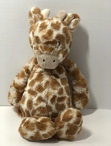 Jellycat 12” Medium Bashful Giraffe Plush Stuffed Animal Toy