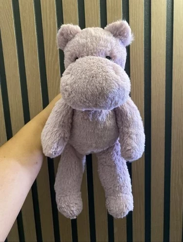Jellycat BROOKLYN HIPPO- Medium 13" - Retired Snugglet - HTF