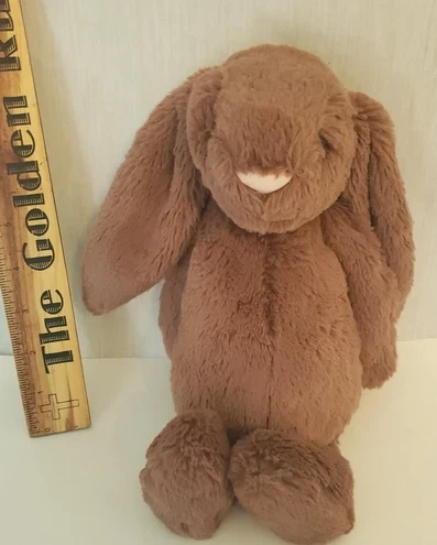 Jellycat Bunny Chocolate Brown Medium Plush Stuffed Animal 12’’