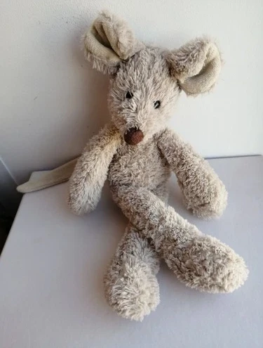 Jellycat Chimboo Mouse Retired Small Plush Toy Collectable Beige