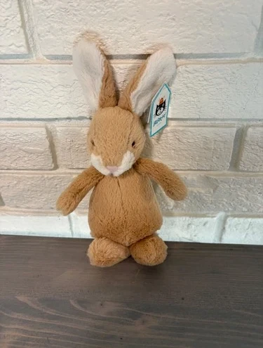 Jellycat Honey Bobtail Bunny Has Original Tags, Retired Brown Bunny