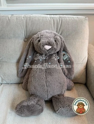 Jellycat Huge Truffle Bunny- Sun Fading/color Faded- Retired & Rare