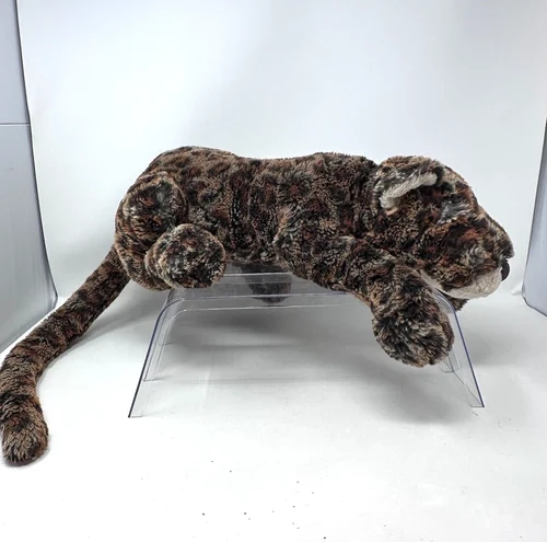 Jellycat Livi Leopard Plush Stuffed Animal LARGE Spotted Wild Cat Cute Toy