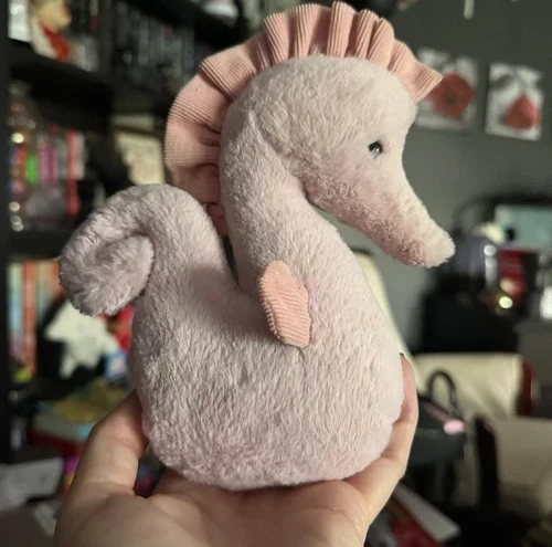 Jellycat London 7" Sienna Seahorse Pink Plush Stuffed Animal Retired