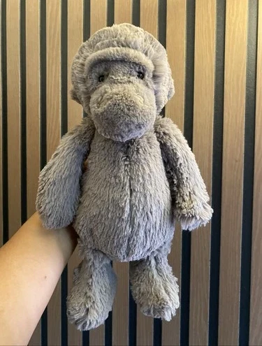 Jellycat Medium Bashful Gorilla - retired - Rare Hard To Find Collectors Plush