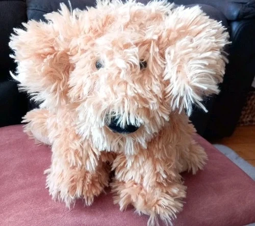 Jellycat Medium Truffles Golden Retriever Dog Puppy Soft Beanie Toy Pillow 14"