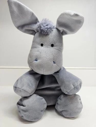 Jellycat Rare Dozydou Blue Donkey Floppy Beanbag Plush Stuffed Animal 12”