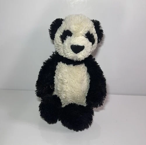 Jellycat Small Bashful Panda 12” Soft Toy Plush Teddy Bear Black White
