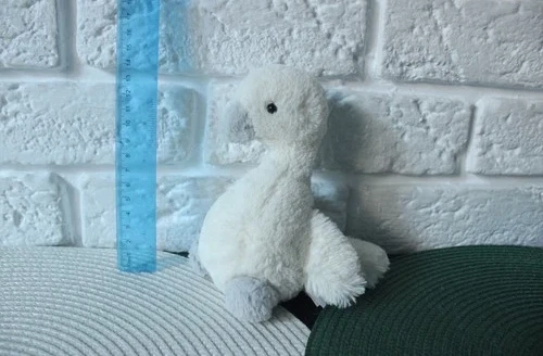 Jellycat Syllabub Swan Grey Rattle 6" JELLY3817SH Retired