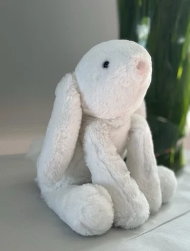 Jellycat The White Company Small Smudge Rabbit Rare Hard To Find EUC Bunny Plush