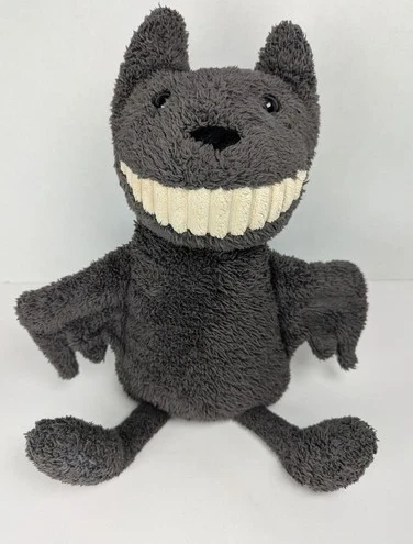 Jellycat Toothy Grin Bat Plush - Gray Halloween Bat – Retired/Rare/HTF