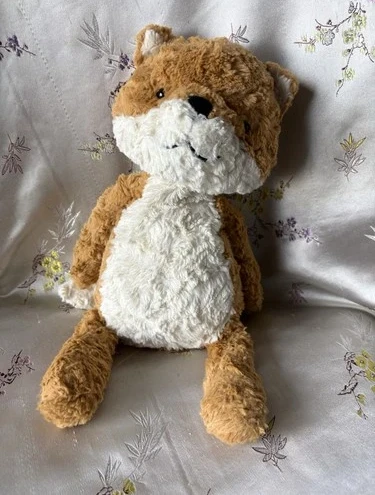 Jellycat Tuffet Fox Plush RARE HTF DISCONTINUED