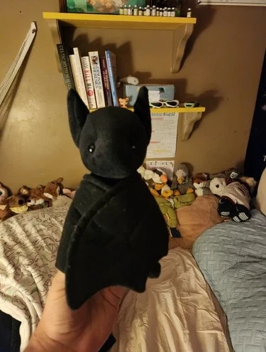 Jellycat Wrapabat Black Bat Plush NWOT