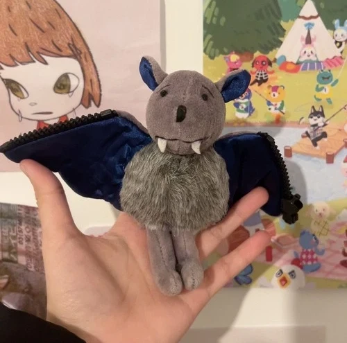 Jellycat Zappy Batty Bat Blue Plush Toy Vintage Rare Retired Collectible HTF