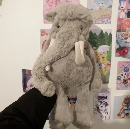 NWT Jellycat Viggo Mammoth Retired Rare Plush HTF