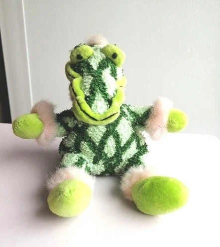 Vintage Jellycat Riff Ruff Crocodile Rare Extra Rare Tiny Plush Toy Collectible